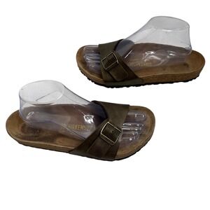Birkenstock Madrid Women's Graceful Bronze Birko Flor Sandal‎ Size 39 US 8